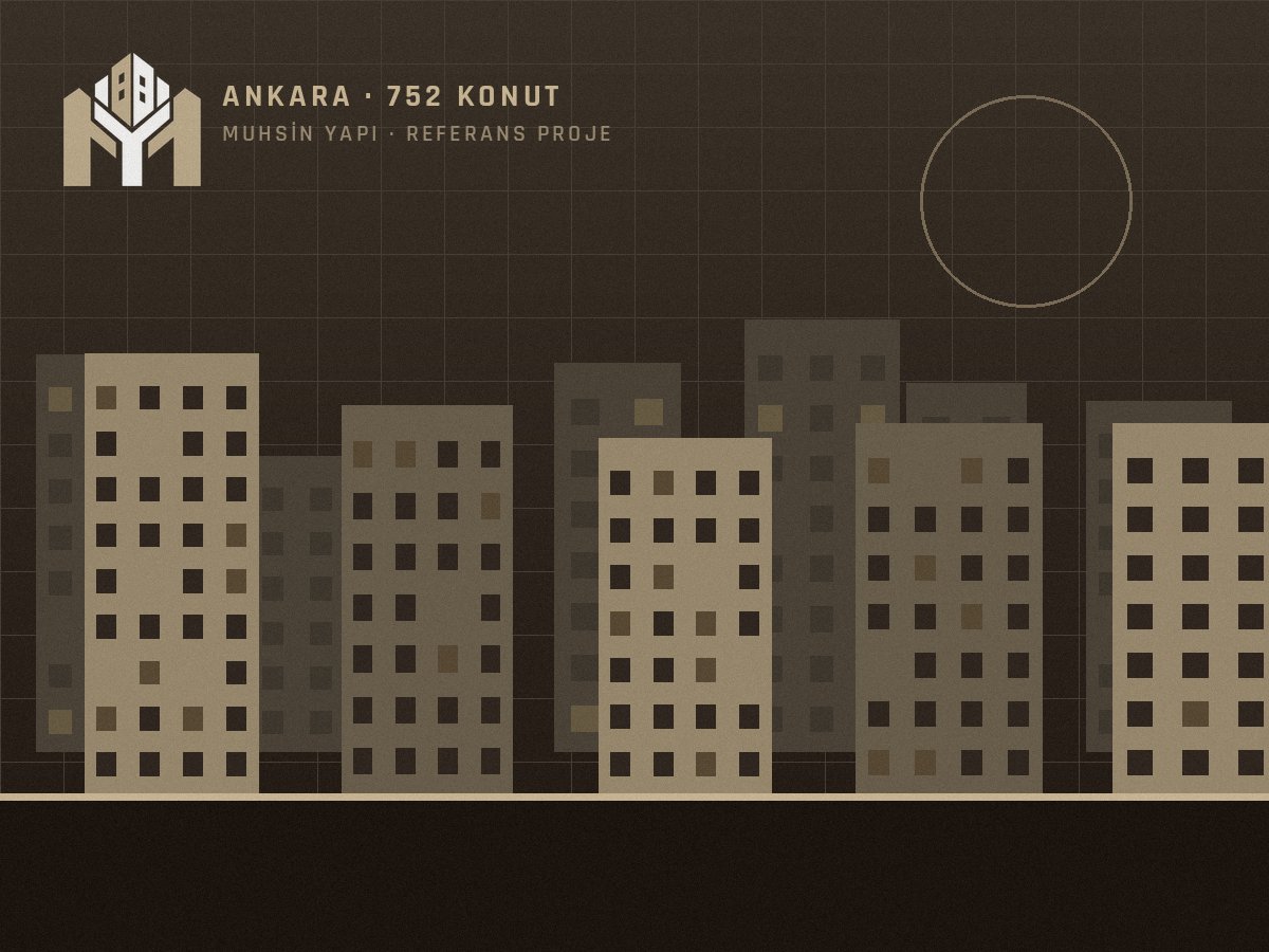 Ankara Sincan 752 Adet TOKİ Konutu